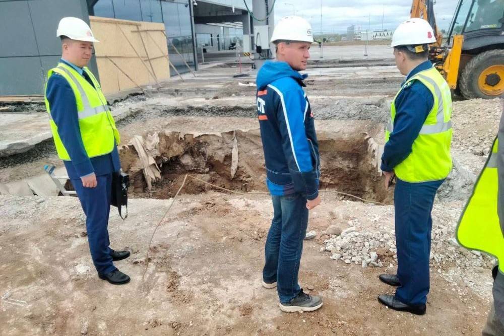 Подрядчик реконструкции перрона в аэропорту Перми получил претензию от заказчика