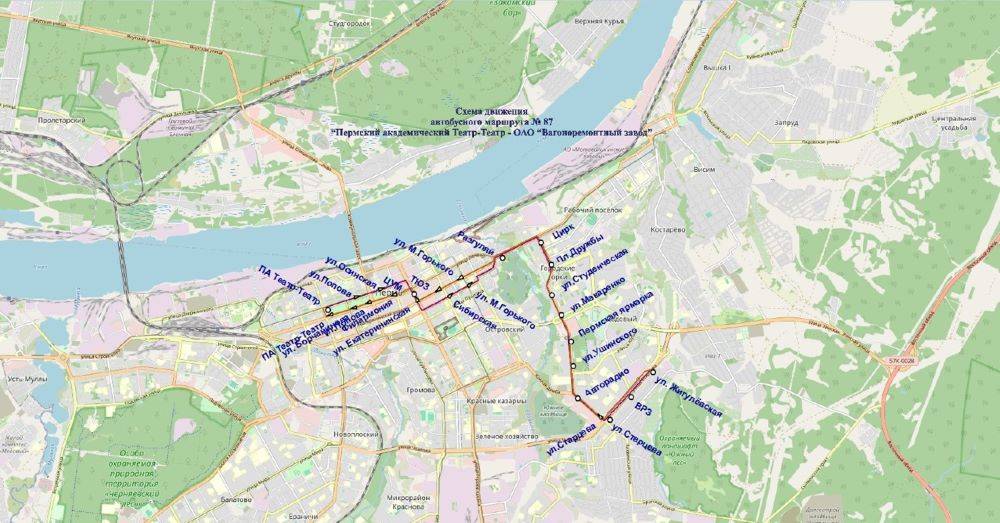 В Перми ищут перевозчика для обслуживания трех временных маршрутов
