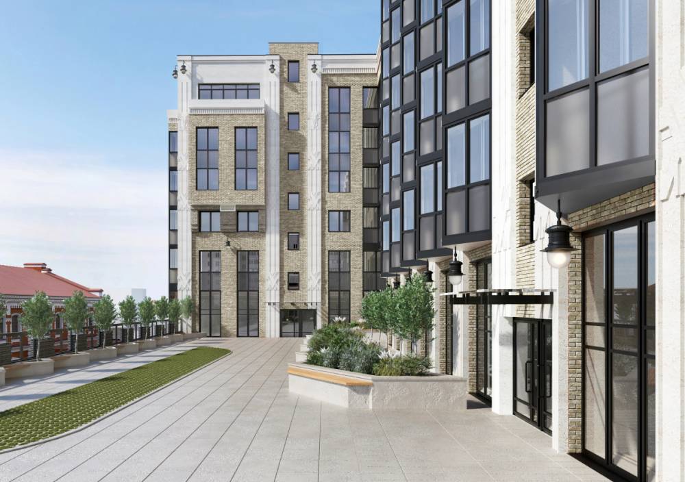 ​В Перми представили концепцию шестиэтажного жилого дома возле сквера Уральских добровольцев 