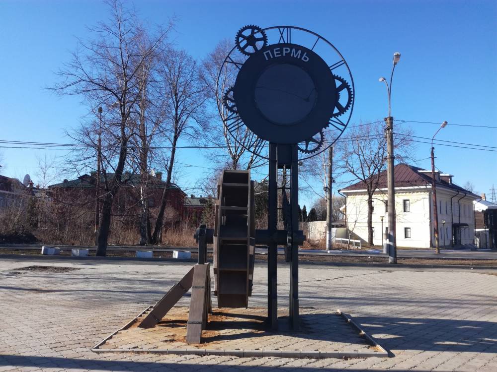 В Перми перестали работать часы, отсчитывающие время до 300-летия города