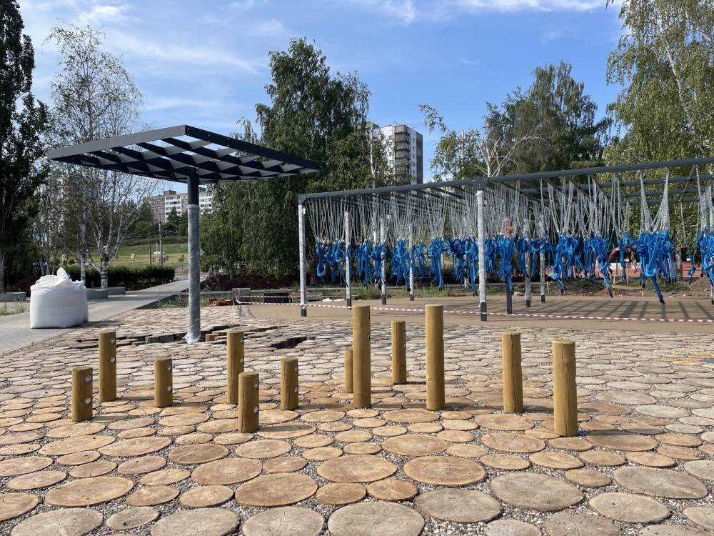 Показываем, как выглядит сейчас часть пермской эспланады, где идет реконструкция