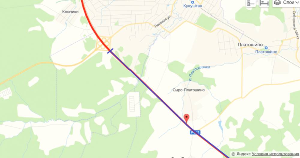 ​В выходные перекроют участок трассы Пермь — Екатеринбург 