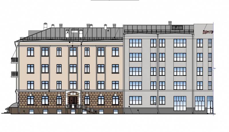 ​В Перми согласован колерный паспорт для ремонта фасада «Дома горсовета» 