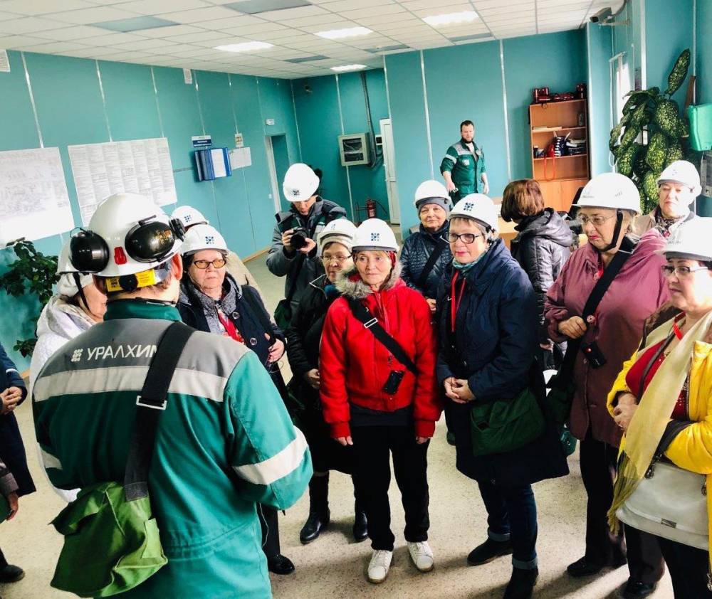 На «Азоте» впервые побывали члены президиума Совета ветеранов г.Березники