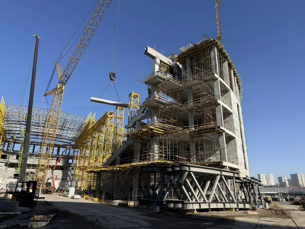 Арена в районе ДКЖ  в Перми готова на 25 %