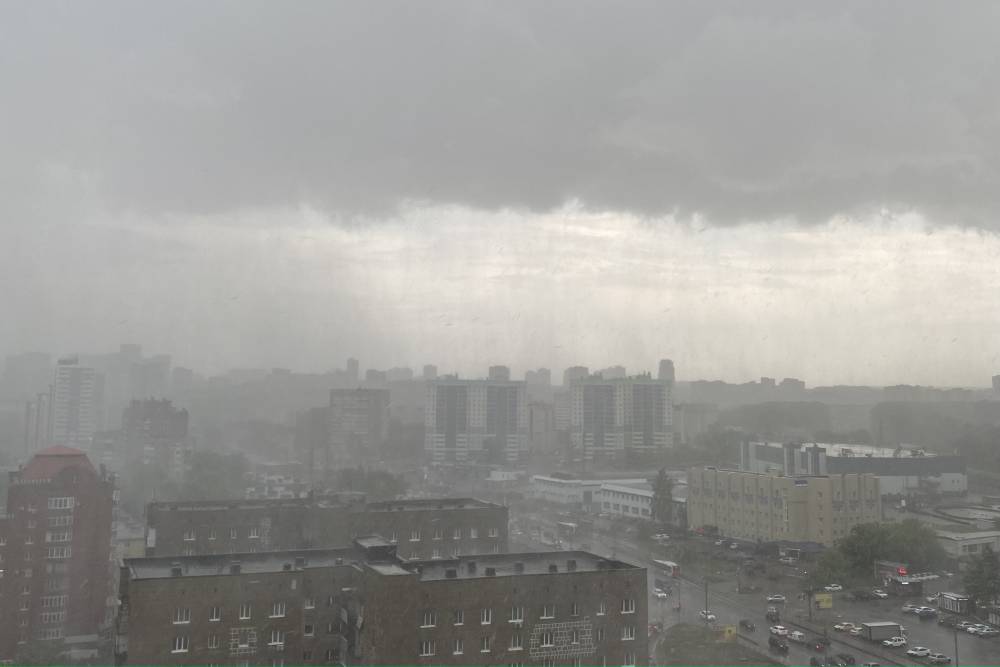 ​Штормовое предупреждение: в Пермском крае ожидаются грозы, ливни и крупный град