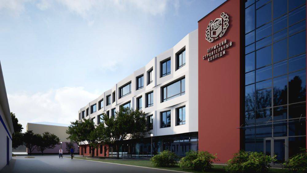 Два корпуса Пермского строительного колледжа на Комсомольском проспекте отстроят заново