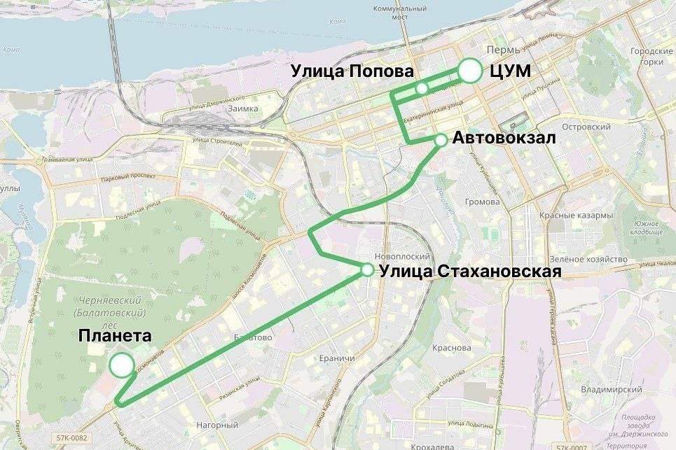 ​В Перми ищут перевозчика на компенсационный маршрут № 72 «Планета» – ЦУМ»