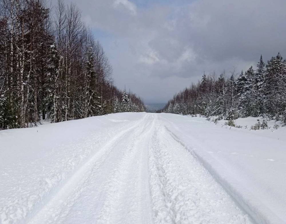 ​Трассу в Пермском крае завалило снегом в середине мая
