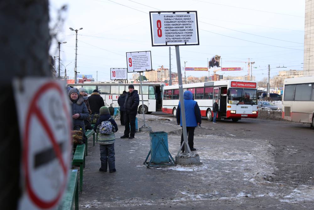 В Перми в районе автовокзала произошло массовое ДТП с участием автобуса