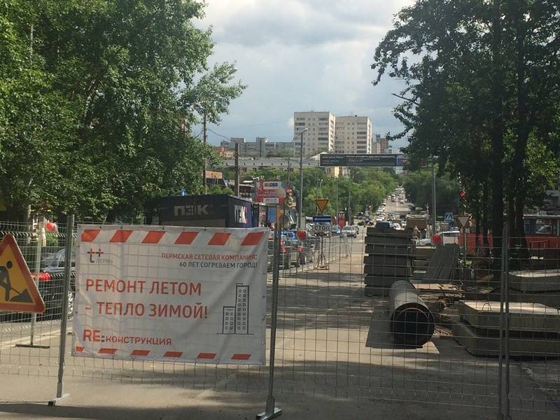Перекресток улиц Островского и Революции в Перми откроют к 22 августа