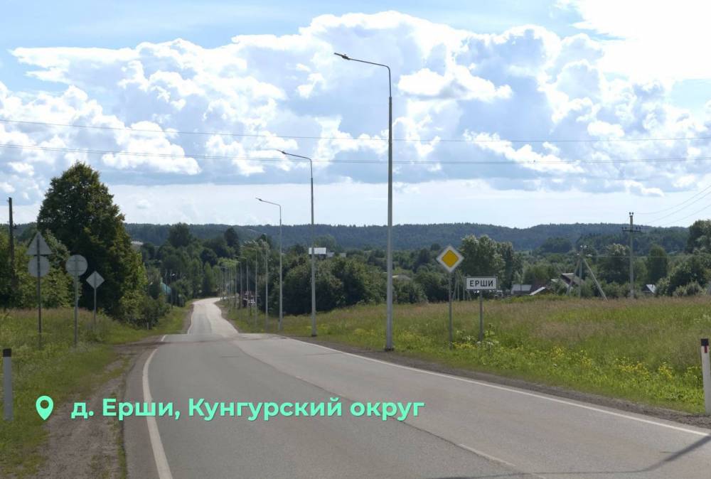 В Прикамье по проекту «Светлый край» построили сети освещения еще в 26 населенных пунктах