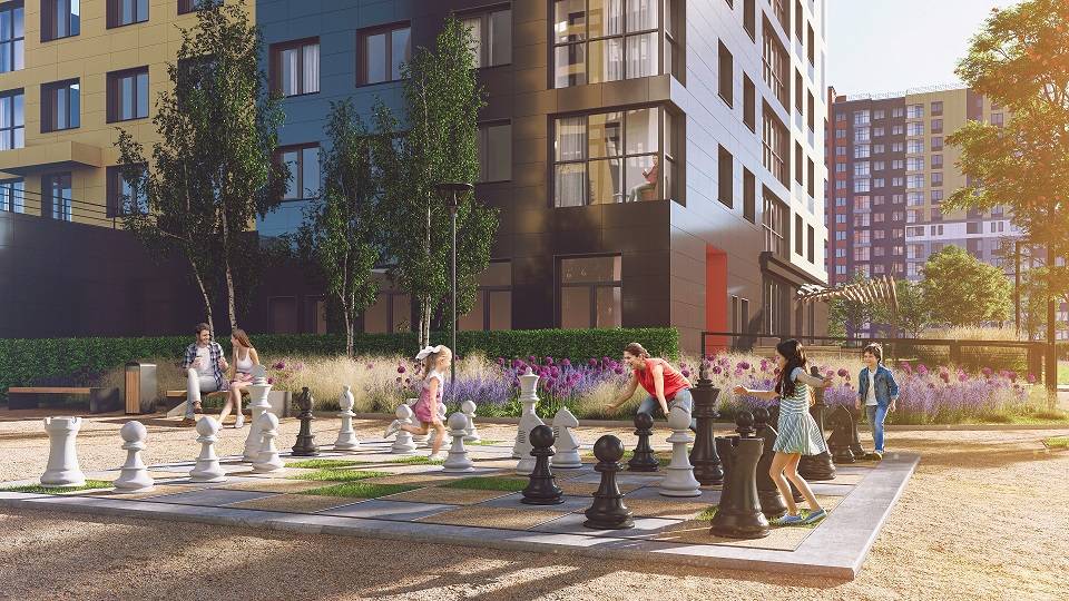 ​Многофункциональный двор-оазис появится в экогороде «Погода» 