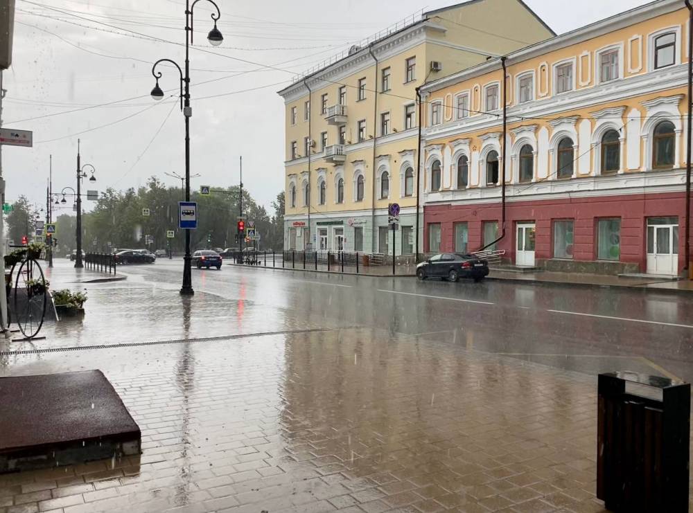 ​В нескольких районах Пермского края 22 июля прошли самые сильные за 3,5 месяца ливни