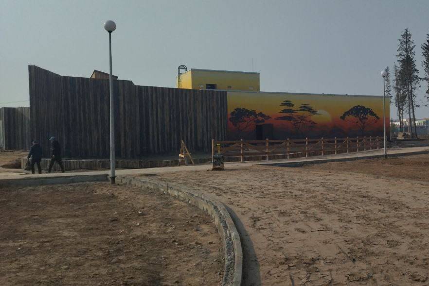 ​В Перми подрядчик проводит благоустройство территории нового зоопарка