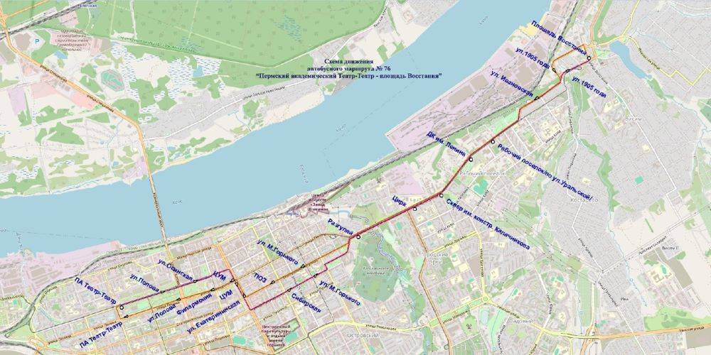 В Перми ищут перевозчика для обслуживания трех временных маршрутов