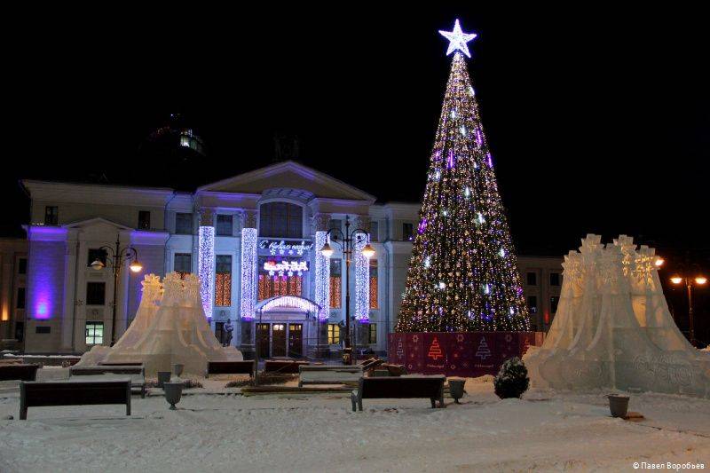​В Перми установили новые светоиллюминационные элементы