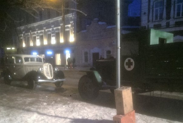 В выходные в Перми продолжились съемки военного сериала «Отчий берег»