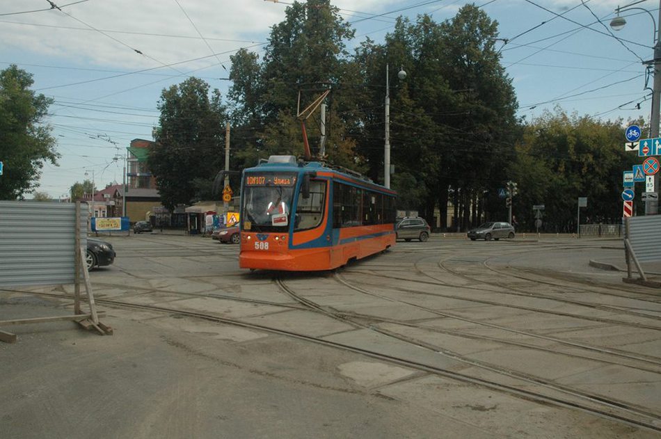 На ул. Горького запущено движение двух старых и одного нового трамвайных маршрутов