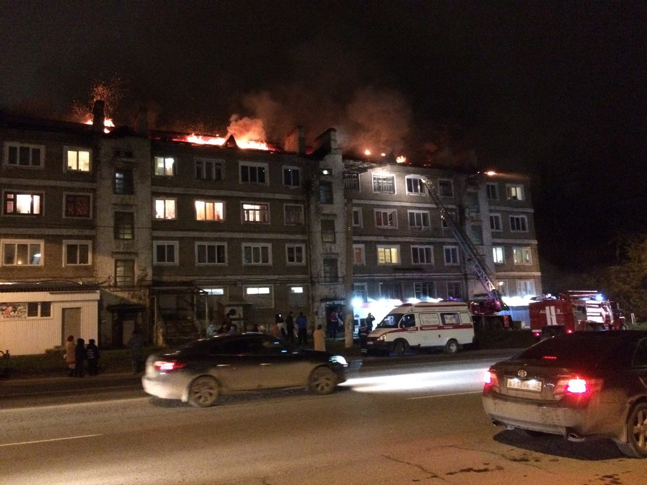 В Пермском крае произошел пожар в жилом доме