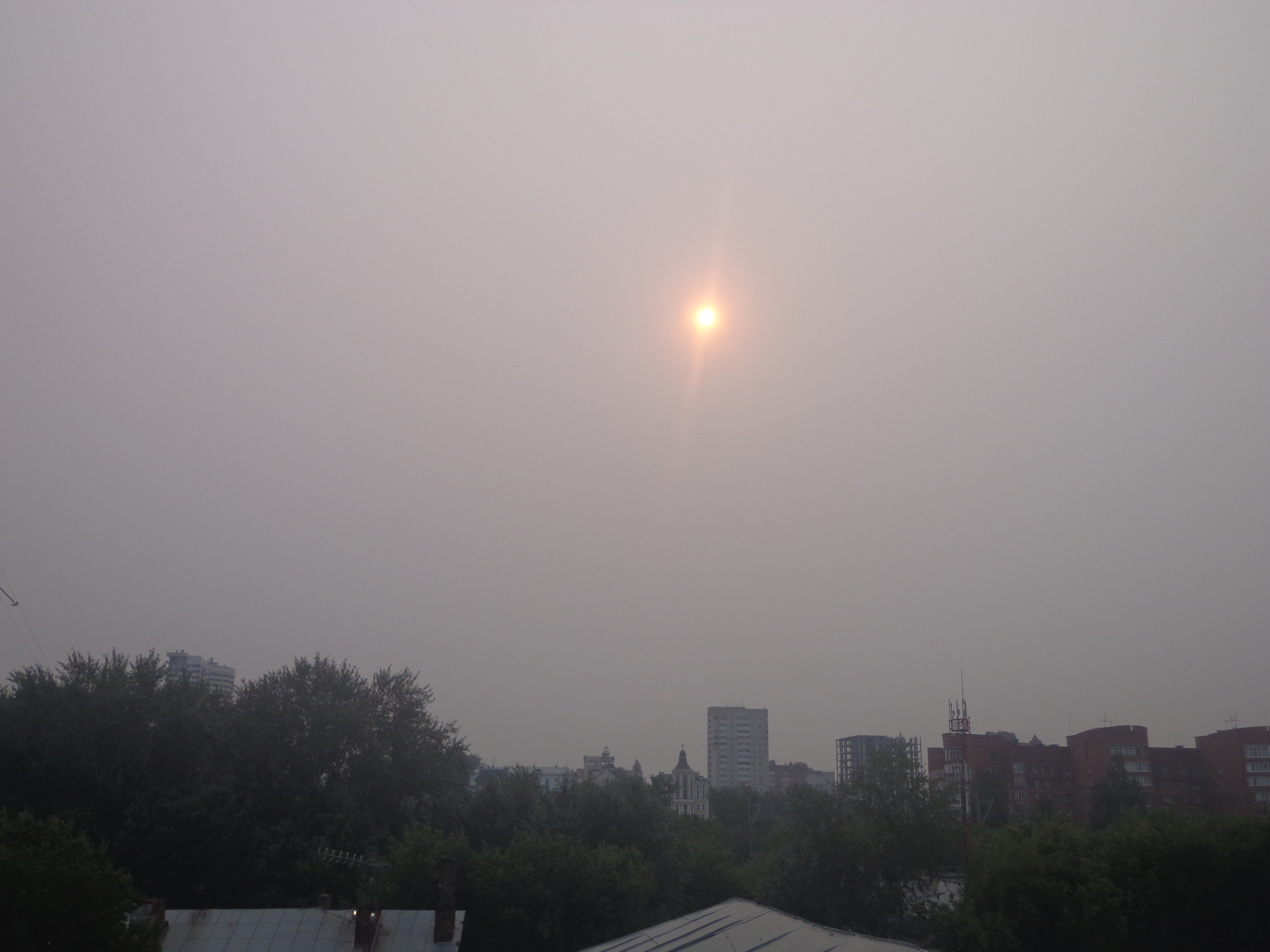 В Пермском крае усилилось задымление от сибирских лесных пожаров