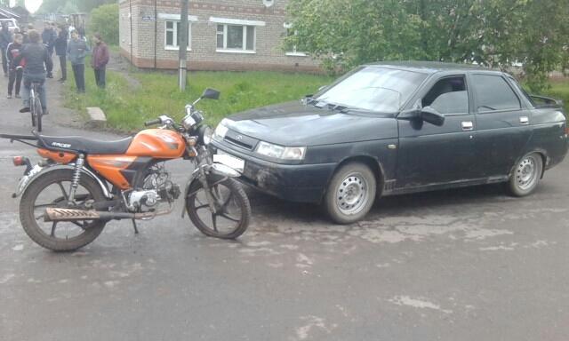 ​В Пермском крае водитель ВАЗа сбил двух школьников на мотоцикле