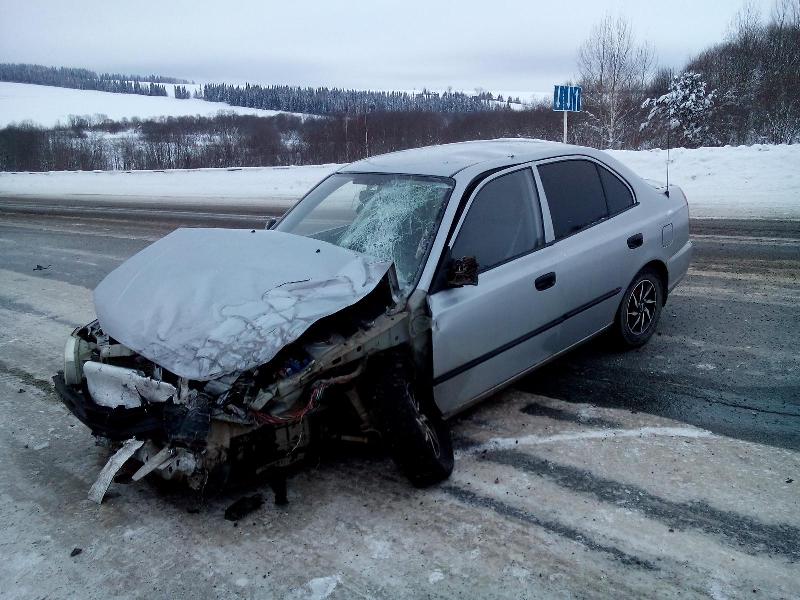 В результате ДТП на трассе в Прикамье погиб водитель автомобиля «Нива»