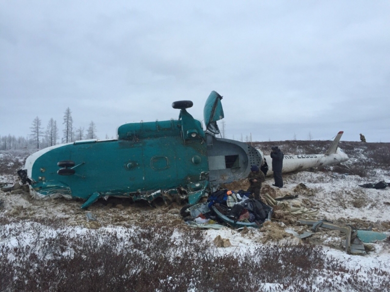 ​На борту потерпевшего крушение на Ямале вертолета находились два жителя Пермского края