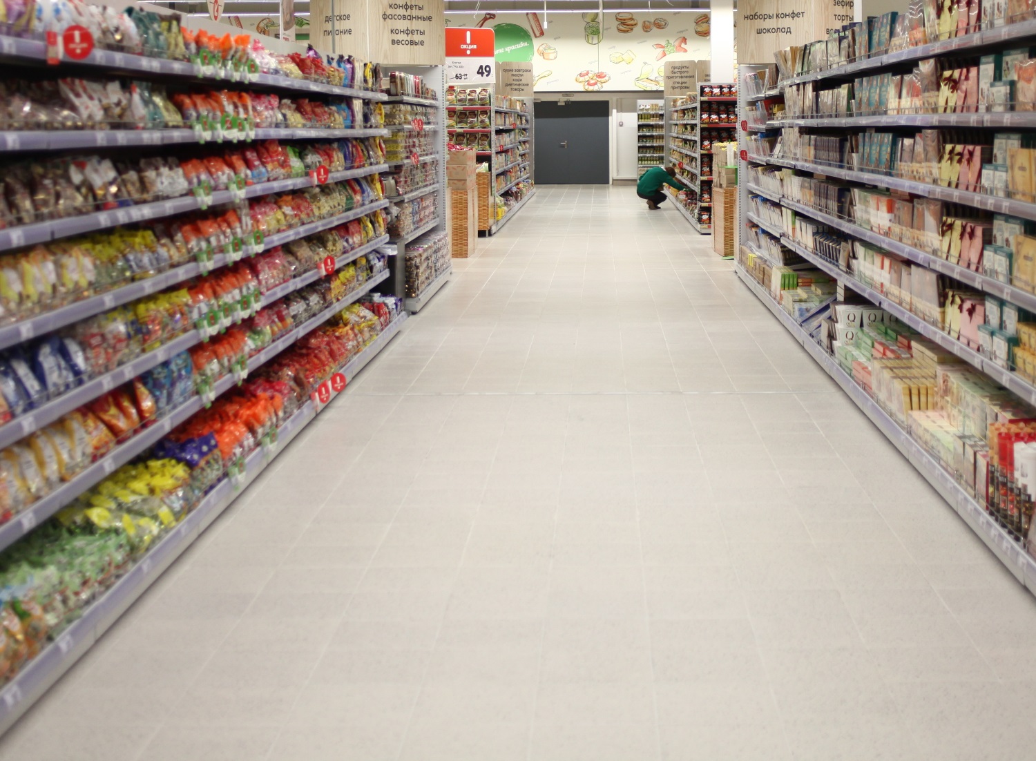 Съемочная группа федерального телеканала прошлась по пермским продуктовым супермаркетам