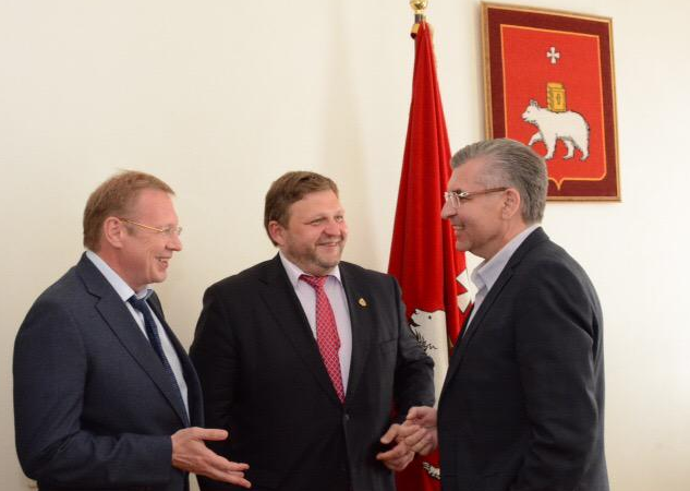 ​Глава Перми Игорь Сапко встретился с губернатором Кировской области Никитой Белых