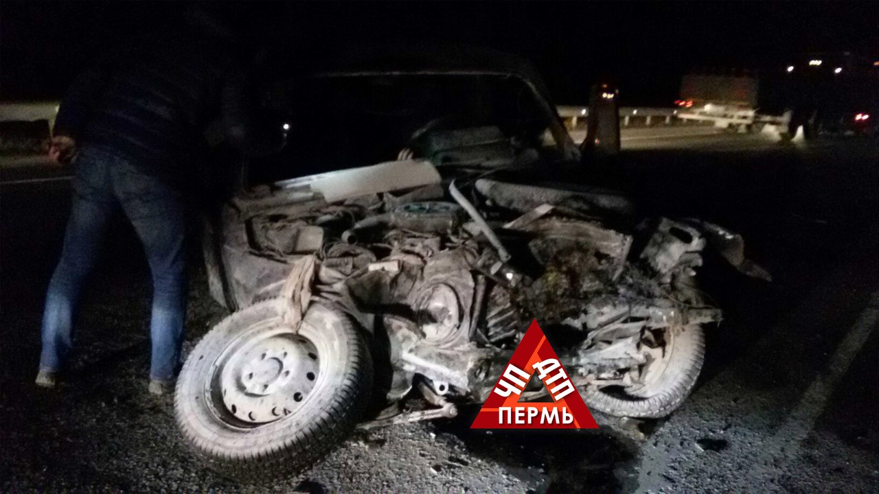 ​В массовом ДТП на объездной Краснокамска пострадали два водителя