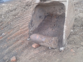 В Перми во дворе жилого комплекса найден снаряд