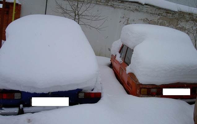 Скрыться не смог: в Пермском крае угонщик застрял в сугробе