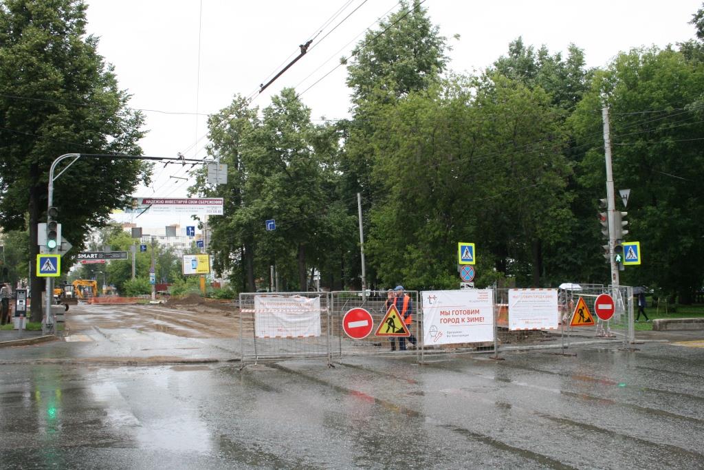 ​На ул. Н. Островского энергетики готовятся к укладке асфальта и проведению благоустройства