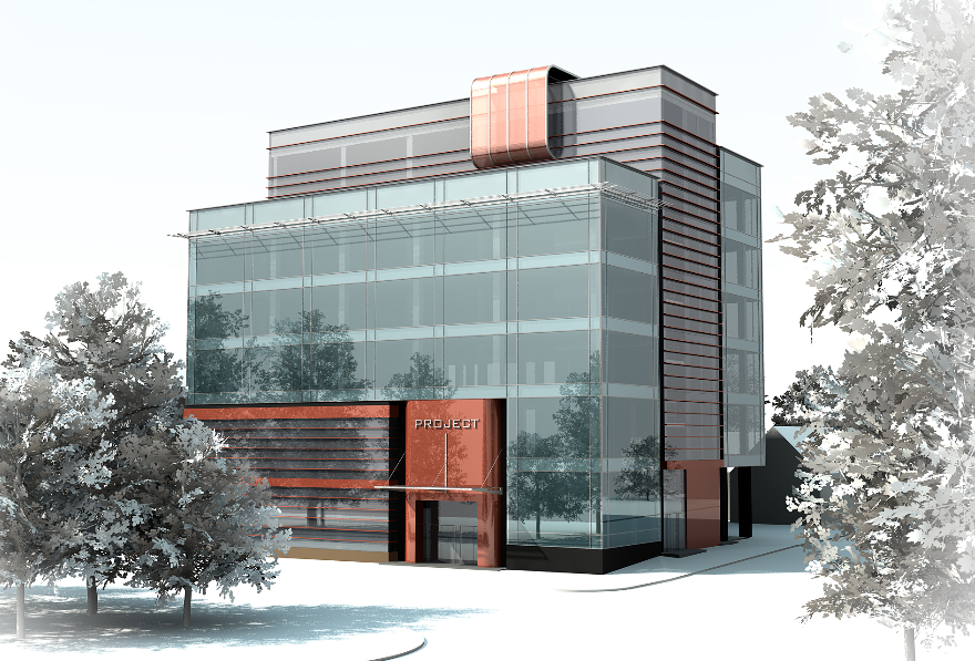 Торгово-офисный центр «Lencom» в Перми планируется сдать к концу этого года