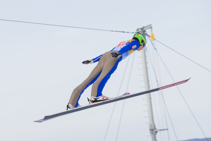 Пермская спортсменка заняла второе место по прыжкам с трамплина
