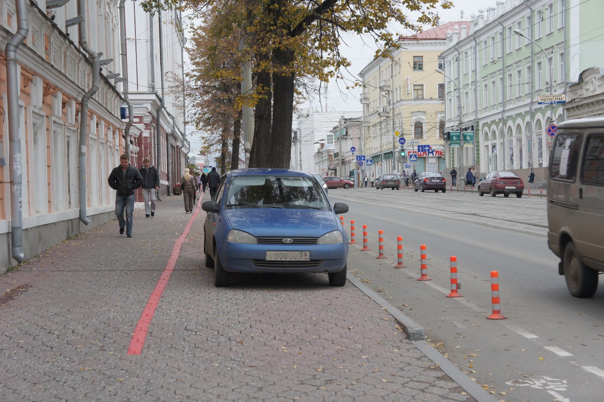 Накануне 9 мая с центральных улиц Перми будут массово эвакуировать автомобили