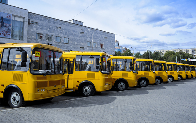 В Прикамье поступило 73 новых школьных автобуса по федеральной программе
