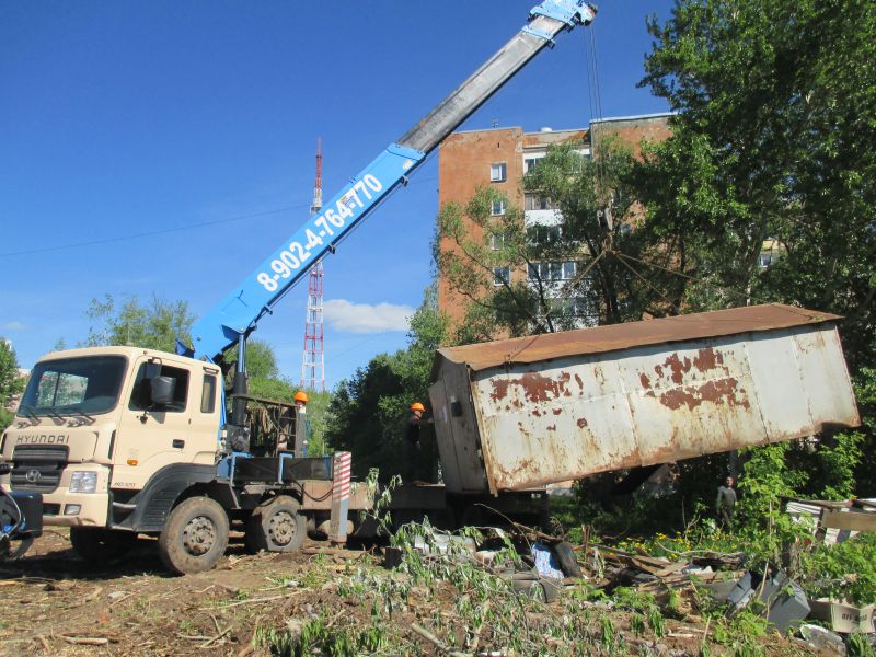 В Перми демонтируют гаражи, мешающие реконструкции улицы Макаренко