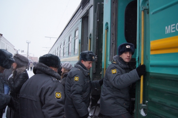 50 пермских полицейских отправились на службу в Чечню