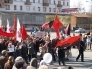 К празднованию Дня Победы на Октябрьской площади могут появиться трибуны для зрителей