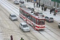 Около 1 млн рублей заплатили виновники ДТП за простои трамваев и троллейбусов