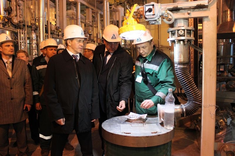 «Сибур-Химпром» посетил министр природных ресурсов Юрий Трутнев
