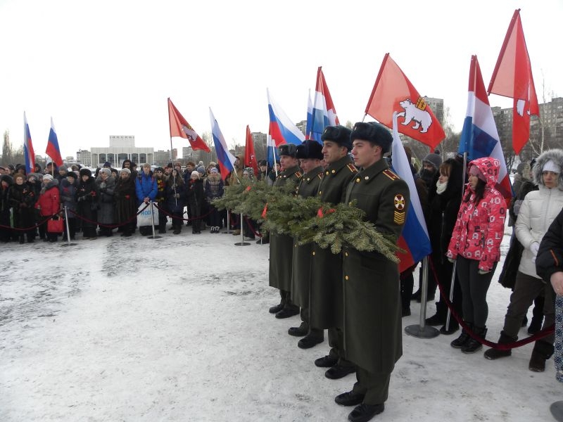 В Перми отметили годовщину Сталинградской битвы торжественной церемонией