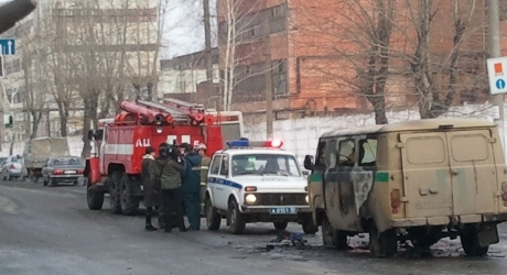 В Перми сгорела инкассаторская машина банка «Восточный»
