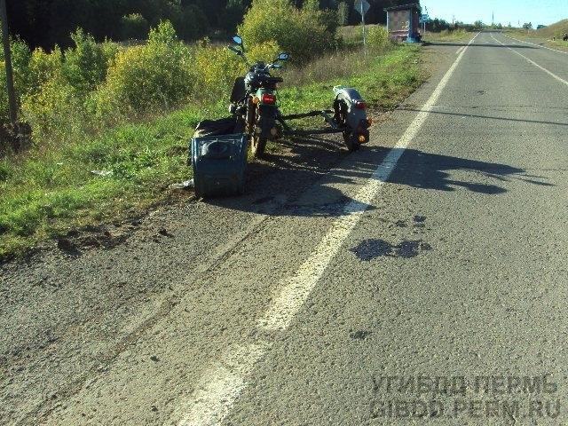 Мотоцикл «Урал» стал причиной ДТП с участием 4 машин