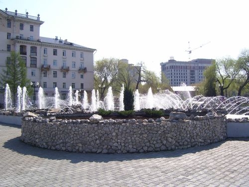 В Перми запустили городские фонтаны