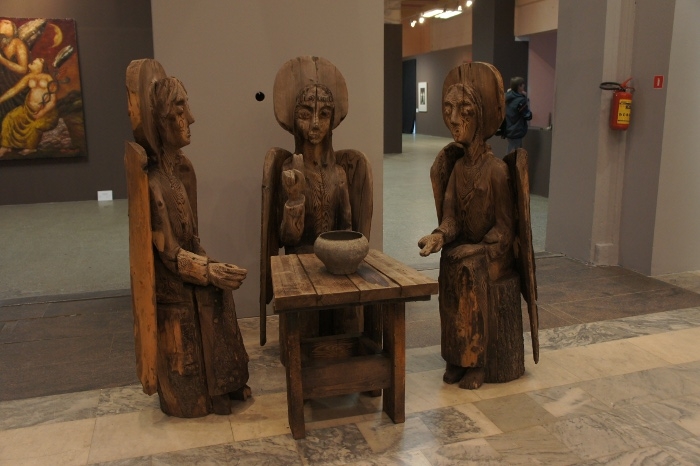 Игорь Сапко поблагодарил Марата Гельмана за выставку ICONS