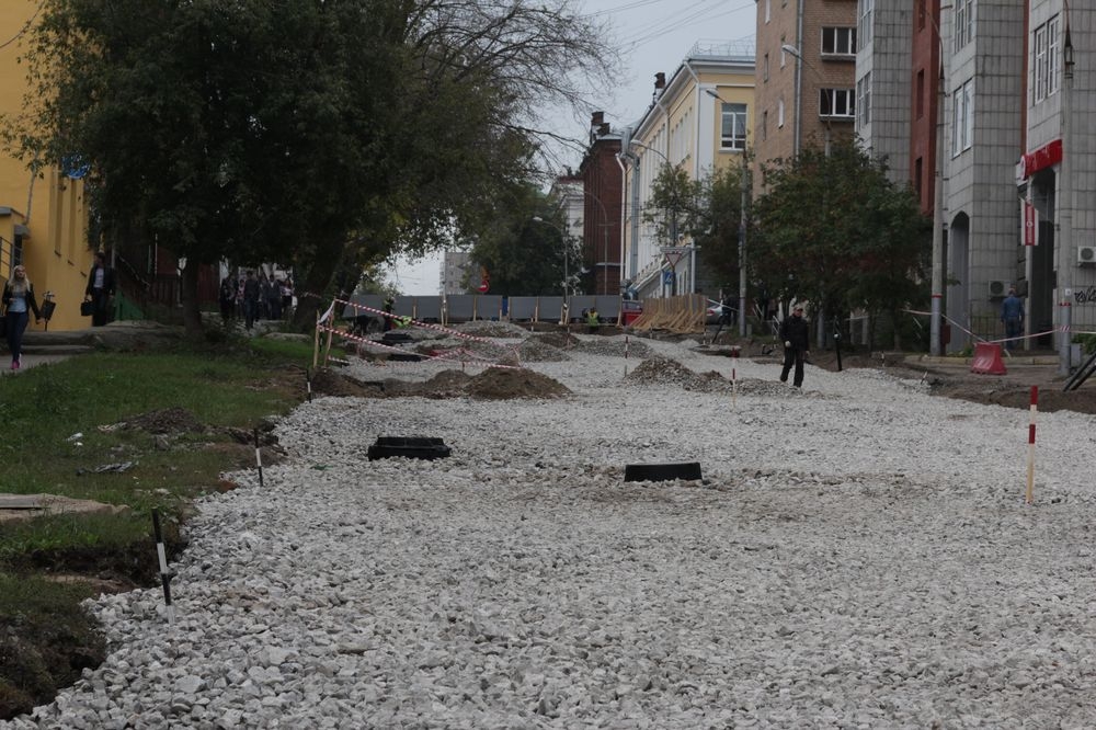 Классика жанра: работы на ул. Горького замерли