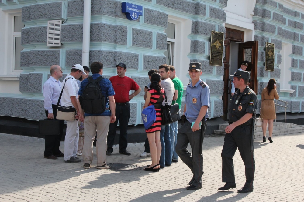 Пермские общественники пришли поддержать Михаила Касимова, когда его уже отпустили